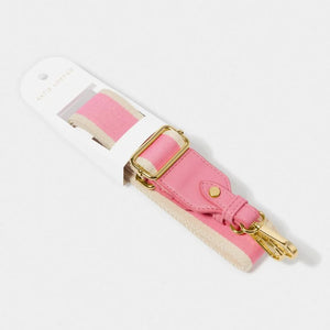 Cloud Pink Canvas Bag Strap