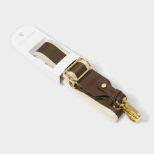 Load image into Gallery viewer, Chocolate Stripe Canvas Bag Strap