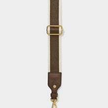 Load image into Gallery viewer, Chocolate Stripe Canvas Bag Strap