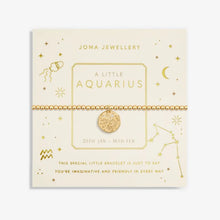 Load image into Gallery viewer, Star Sign A Little &#39;Aquarius&#39; Bracelet