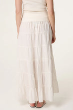 Load image into Gallery viewer, Cream Fold Over Waistband Skirt