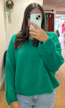 Load image into Gallery viewer, Long Sleeve V Neck Mohair Jumper