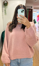 Load image into Gallery viewer, Long Sleeve V Neck Mohair Jumper