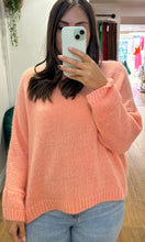 Load image into Gallery viewer, Long Sleeve V Neck Mohair Jumper
