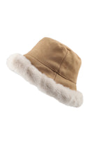 Load image into Gallery viewer, Reversible Faux Fur Suedette Bucket Hats