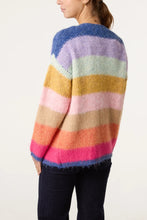 Load image into Gallery viewer, Rainbow Striped Cardigan
