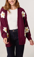 Load image into Gallery viewer, Daisy Cardigan - Wine