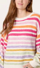 Load image into Gallery viewer, Rainbow Stripe Knit Jumper
