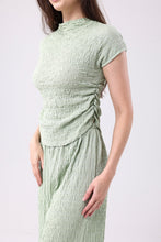 Load image into Gallery viewer, Sage Textured Ruch Co Ord