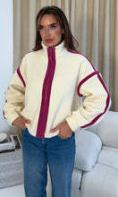 Load image into Gallery viewer, Lulu Contrast Binding Full Zip Fleece