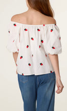 Load image into Gallery viewer, Strawberry Bardot Top