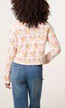 Load image into Gallery viewer, Pink Heart Beaded Crochet Cardigan