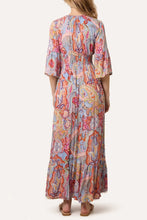Load image into Gallery viewer, Paisley Shirred Waist Dress