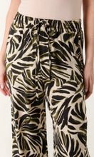 Load image into Gallery viewer, PALM LEAF PRINT ELASTICATED WIDE LEG TROUSERS