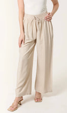 Load image into Gallery viewer, CREAM DIAMANTE EMBELLISHED WIDE LEG TROUSERS