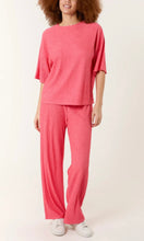 Load image into Gallery viewer, CORAL TEXTURED T-SHIRT &amp; TROUSER CO ORD SET