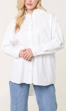 Load image into Gallery viewer, WHITE EMBELLISHED &amp; EMBROIDERED PARROT SHIRT