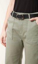 Load image into Gallery viewer, KHAKI WIDE LEG COTTON TROUSER JEANS