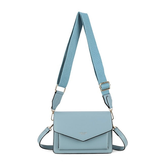 Pale Blue Envelope Bag