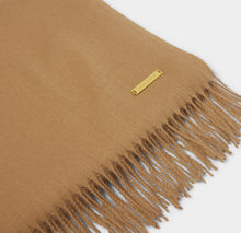 Load image into Gallery viewer, Camel Blanket Scarf