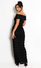 Load image into Gallery viewer, Black Lace Panelled Skirt