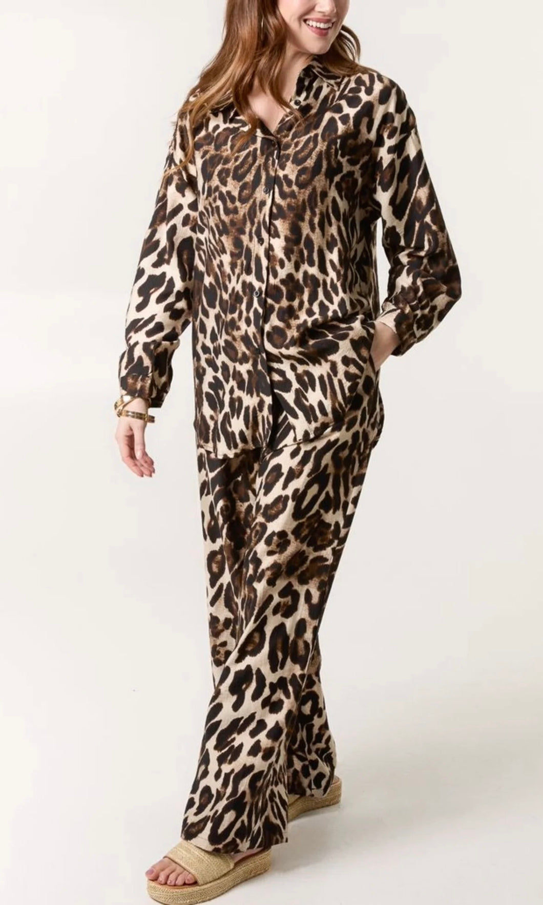 LEOPARD PRINT SHIRT
