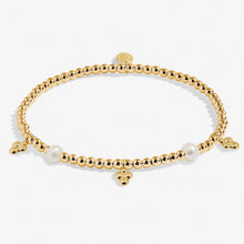 Load image into Gallery viewer, Stacks Of Style Set Of 2 Bracelets In White Pearl And Gold Plating