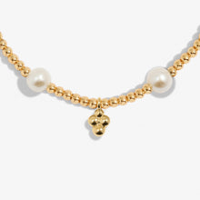 Load image into Gallery viewer, Stacks Of Style Set Of 2 Bracelets In White Pearl And Gold Plating