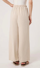 Load image into Gallery viewer, CREAM ONE SIZE PINSTRIPE WIDE LEG TROUSERS