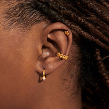 Load image into Gallery viewer, Stacks Of Style Set Of Earrings In White Pearl And Gold Plating