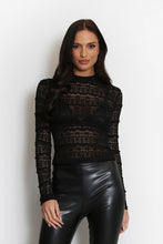 Load image into Gallery viewer, Lace Mesh Cropped Top