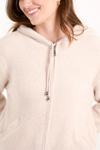 Load image into Gallery viewer, STONE ZIP UP SOFT COSY HOODIE