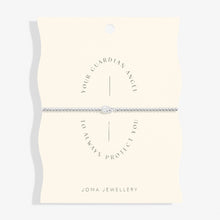 Load image into Gallery viewer, Share Happiness &#39;Your Guardian Angel, To Always Protect You&#39; Bracelet In Silver Plating