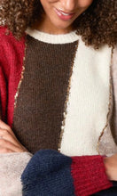 Load image into Gallery viewer, STRIPED SEQUIN DETAILS JUMPER