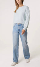 Load image into Gallery viewer, BLUE SOFT KNIT ROUND NECK JUMPER