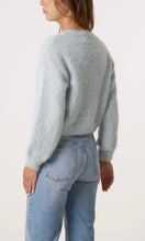Load image into Gallery viewer, BLUE SOFT KNIT ROUND NECK JUMPER