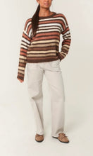 Load image into Gallery viewer, STRIPED BROWN KNIT JUMPER