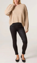 Load image into Gallery viewer, BEIGE TEXTURED KNIT CREW NECK JUMPER
