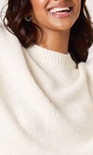 Load image into Gallery viewer, CREAM TEXTURED KNIT CREW NECK JUMPER
