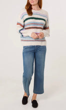 Load image into Gallery viewer, COLOURFUL STRIPED KNIT JUMPER