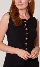 Load image into Gallery viewer, BLACK RIBBED GOLD BUTTON WAISTCOAT &amp; TROUSER SET  Sale price