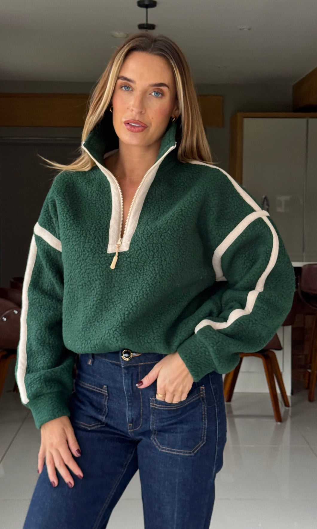 Lulu Fleece Green