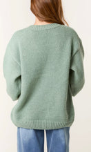 Load image into Gallery viewer, SAGE GREEN DAISY CARDIGAN