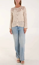 Load image into Gallery viewer, DIAMOND CROCHET STRAIGHT CARDIGAN