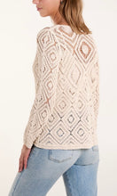 Load image into Gallery viewer, DIAMOND CROCHET STRAIGHT CARDIGAN