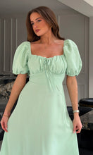 Load image into Gallery viewer, Jemima Square Neck Midi Dress Mint