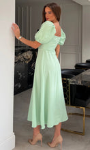 Load image into Gallery viewer, Jemima Square Neck Midi Dress Mint