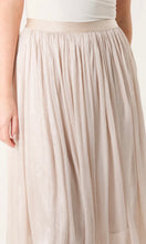 Load image into Gallery viewer, STONE MESH SHIMMER MIDI SKIRT