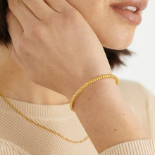 Load image into Gallery viewer, Celine Waterproof Gold Rope Bangle
