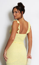 Load image into Gallery viewer, Yellow Textured Milk Maid Top